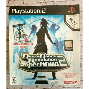 Dance Dance Revolution SuperNova 2 Bundle Game + Mat PlayStation 2 PS New Sealed